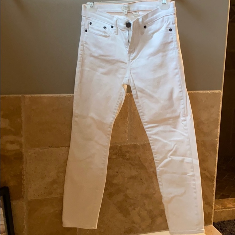 White jcrew jeans 25P